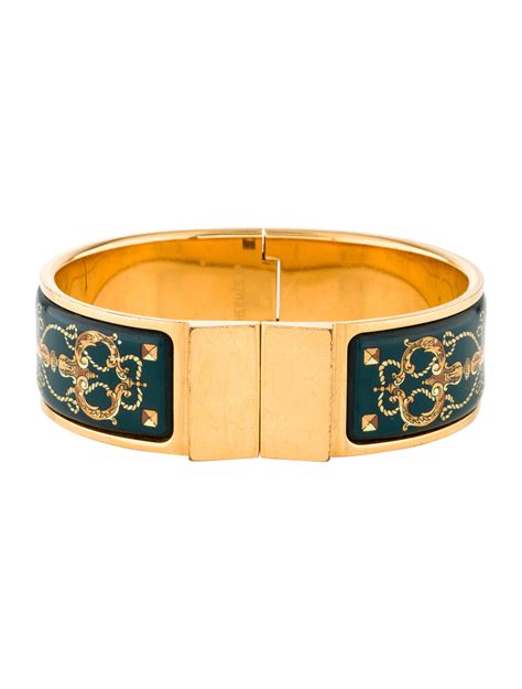 vintage hermes enamel bracelet|authentic hermes bracelets online.